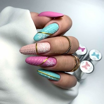 ZESTAW do PAZNOKCI hybrydowy żelowy MANICURE + GRATIS OLIWKA