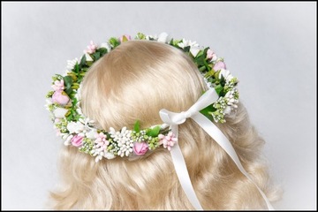 Венок для первого причастия, как венки из живых цветов.