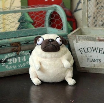 Mops o imieniu pig pig the pug doll pluszowa
