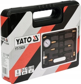 НАБОР ДАВЛЕНИЙ YATO ДАВЛЕНИЯ ВПРЫСКА ТОПЛИВА 9 ЭЛЕМЕНТОВ YT-73024