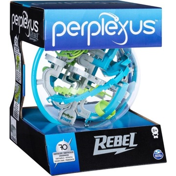 GRA 3D PERPLEXUS NIEBIESKA REBEL ZRĘCZNOŚCIOWA LOGICZNA LABIRYNTY KULA