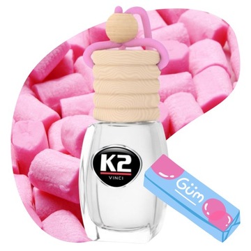 ZAWIESZKA SAMOCHODOWA ODŚWIEŻACZ POWIETRZA ZAPACH ORIENTAL BUBBLE GUM 8 ml