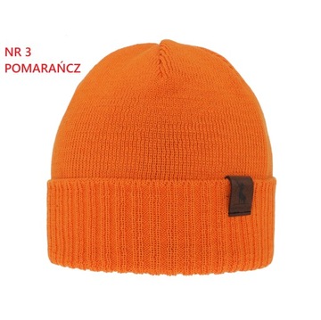 ЧЕРНАЯ МУЖСКАЯ ЗИМНЯЯ ШАПКА УНИВЕРСАЛЬНАЯ МЕРИНОСОВАЯ ШЕРСТЬ ПОЛЬСКОЕ КАЧЕСТВО ПРОДУКТА