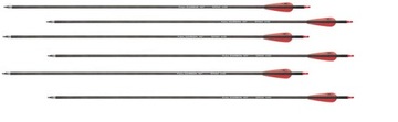 STRZAŁY ZESTAW 6 szt SPIN 400 Strzała 30'' Łuk Bloczkowy do 50-60 lbs