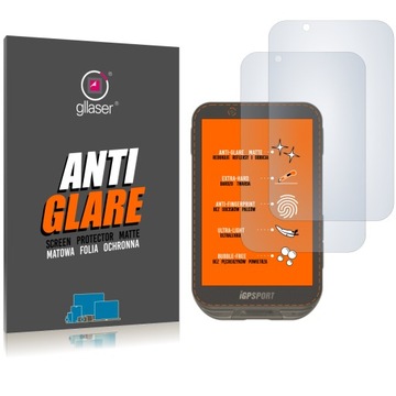 Folia ochronna GLLASER Anti-Glare AG MAT do IGPSPORT IGS800 / 2 szt.