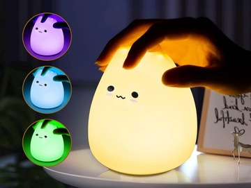LAMPKA NOCNA DZIECIĘCA DOTYKOWA KOTEK