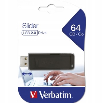Pendrive 64GB Verbatim USB 2.0 Plug&Play