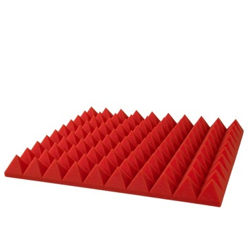 АКУСТИЧЕСКАЯ ПЕНА ПИРАМИДА 5СМ АРБУЗ красная площадь студия лектор