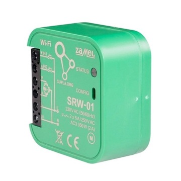 Wi-Fi контроллер роллет SUPLA SRW-01, встраиваемый, 230В ZAMEL