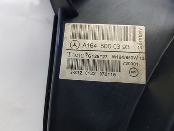 MERCEDES ML W164 GL X164 4.2 4.0 CDI VENTILÁTOR CHLADIČŮ 850W 1645000393