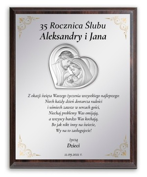 ROCZNICA ŚLUBU JUBILEUSZ 10 25 40 45 50 PREZENT PAMIĄTKA W OZDOBNYM PUDEŁKU