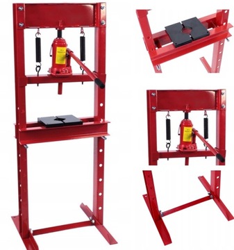 Prasa HYDRAULICZNA 12 TON 12T+ PRYZMY MOCNY PROFIL