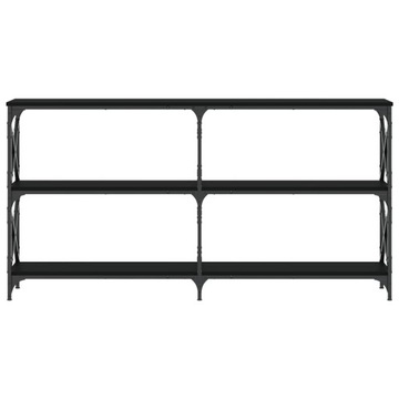 Консоль vidaXL Черный 156x28x80,5 см