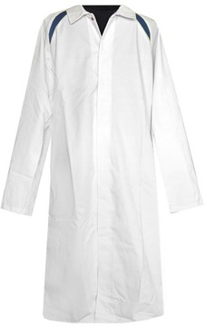 FARTUCH ROBOCZY KUCHARSKI KITEL DO RZEŹNI MALARSKI KUCHENNY BIAŁY 132 CM L