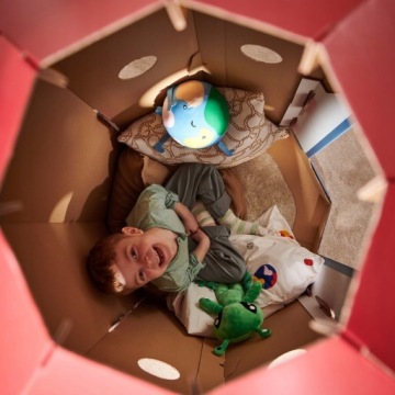 IKEA АФТОНСПАРВ Плюшевый инопланетянин зеленый 34 см