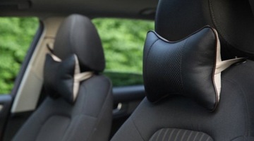 АВТО ПОДУШКА, ПОДГОЛОВНИК ДЛЯ ШЕИ, ЭКО-КОЖА