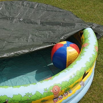 Plandeka 90g Zielona Gruba 2x3 MROZOODPORNA UV+