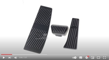 VRSTVA  NA PEDÁLY KARTÁČOVANÉ HLINÍK BMW F30 F31 F32 F34 2014-2020 AT