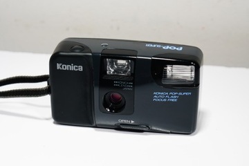 Retro Aparat Fotograficzny Analogowy Konica POP Super