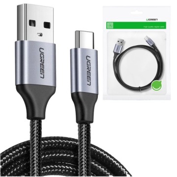 UGREEN KABEL PRZEWÓD USB / USB TYP-C QC3.0 3A 0,5M
