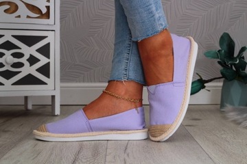 BUTY DAMSKIE TRAMPKI ESPADRYLE TENISÓWKI PŁASKIE