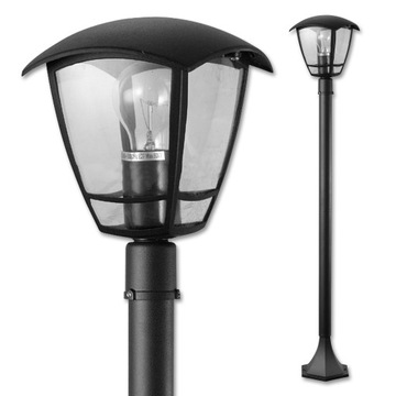 Lampa LED Ogrodowa stojąca zewnętrzna lampion E27