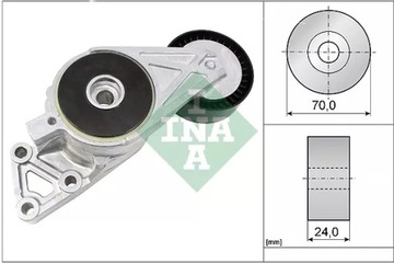 НАТЯЖИТЕЛЬ ГЕНЕРАТОРА INA VW GOLF V VI 1.6