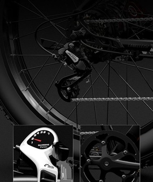 Электрический велосипед Снежный 2000 Вт, 20 Ач, 120 км, 26 дюймов, MTB