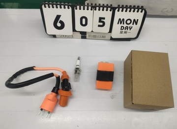 СВЕЧА МОДУЛЯ ЗАЖИГАНИЯ КАТУШКА СКУТЕР 4T GY6 50CC 125CC 150CC КОМПЛЕКТ