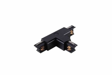Łącznik Lampy Track Light Czarny 3-obwodowy Typ: T