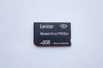 Karta pamięci MEMORY STICK PRO DUO 2 GB LEXAR Magic Gate