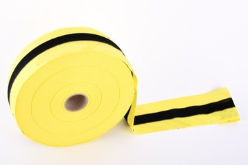 МАТЕРИАЛ ПРЕДУПРЕЖДАЮЩАЯ ЛЕНТА ЖЕЛТАЯ ЧЕРНАЯ 100М