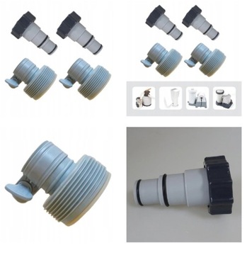 4 adaptery węży akcesoria do basenu adapter