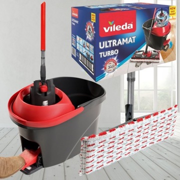 Плоская вращающаяся швабра Vileda Ultramat Turbo Easy Wri