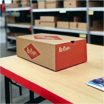 Trampki Męskie LEE Cooper Czarne Wygodne Stylowe Tenisówki buty 2148M 44