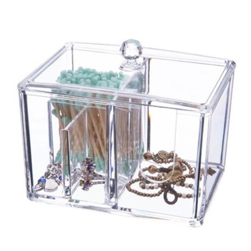 Держатель для ватных дисков, 4 секции для макияжа