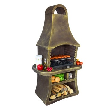 Grill betonowy do ogrodu grill węglowy Apollo, grill ogrodowy