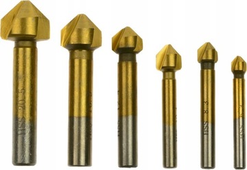 МАСЛЯНИ ДЛЯ СКАСКАНИЯ ФАСОК, ЗЕНКЕР, КОНУС ПО МЕТАЛЛУ, 6 шт.