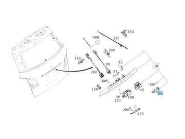 ФОНАРЬ НОМЕРНОГО ЗНАКА MERCEDES B W246