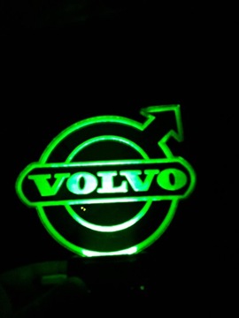 Зеркало со светодиодной подсветкой RGB LOGO VOLVO для кабины пилота