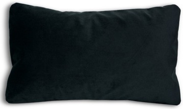 Elegancka poduszka dekoracyjna 50x30 velur czarny