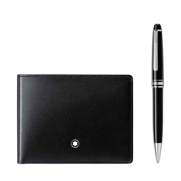 Zestaw Montblanc Długopis Meisterstuck + Portfel