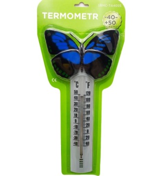 ОКОННЫЙ ТЕРМОМЕТР ДЛЯ ДОМА БАБОЧКА BUTTERFLY