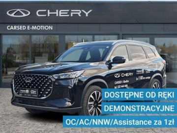 Chery Tiggo 8 SUV PHEV 1.5 T-GDI DHE 279KM 2025 Chery Tiggo 8 Pearl Black Wyprzedaz dostene od reki 1.5 Hybryda Plug-in