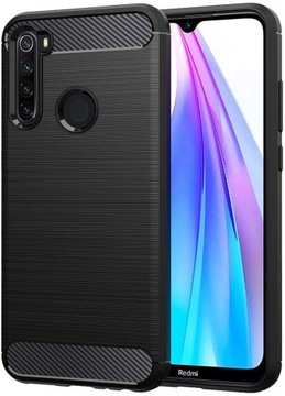 PLECKI ETUI KARBON CASE POKROWIEC NA TYŁ do XIAOMI REDMI NOTE 8T
