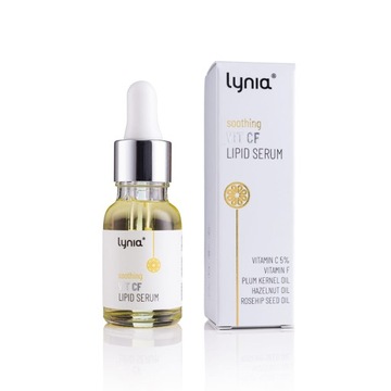 Lynia Łagodzące Serum Lipidowe do twarzy z witaminami C i F