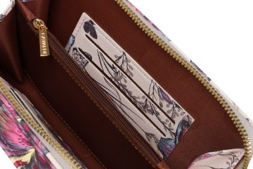 Torebka damska portfel mała Cavaldi stylowa torba długi pasek przez ciało