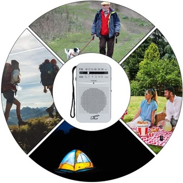 МИНИ FM РАДИО ПОРТАТИВНОЕ ТУРИСТИЧЕСКОЕ УДОБНОЕ КАРМАННОЕ РАДИО НА БАТАРЕЯХ