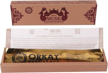 Kadzidła PREMIUM w Luksusowym Opakowaniu Orkay Piżmo