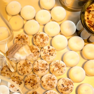 Свечи соевые без запаха, натуральные чайные свечи, 40 шт. Noble